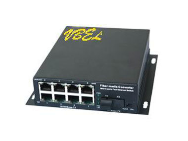 VBELVB-D807S25 八電口獨(dú)立式光纖收發(fā)器 高效通信利器